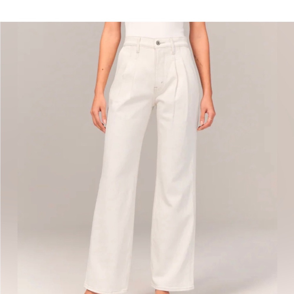 Abercrombie & Fitch The 90’s Relaxed Jean High-Rise, Wide-Leg Pants size 27/4